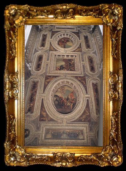 framed  Peter Paul Rubens Ceiling of San Sebastiano (mk01), ta009-2